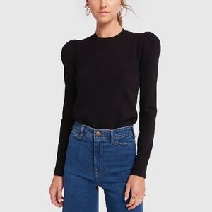 CO Puff Sleeve Knit Sweater